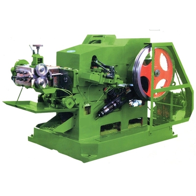 Máy chế tạo rivet điện hoàn toàn tự động màu xanh lá cây để sản xuất rivet