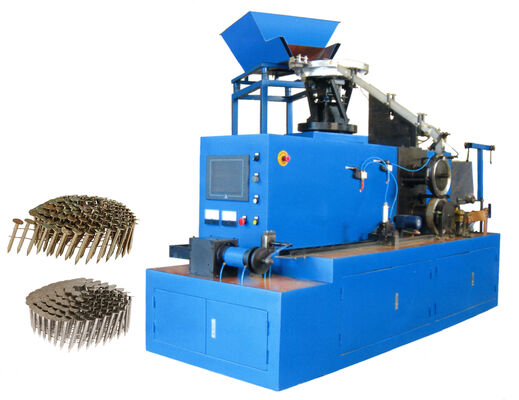 Máy kết hợp móng hoàn toàn tự động với sức mạnh 1,5KW và điều khiển PLC để sản xuất móng hiệu quả