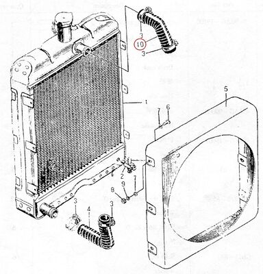 Phụ tùng động cơ diesel 495AG - Ống xả 495AG-00001 Sản xuất tại Trung Quốc