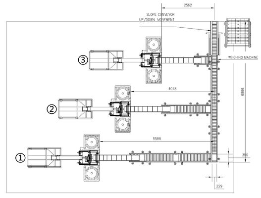 Máy đóng gói đa chức năng tự động cho móng và vít với dung lượng 8 túi/phút