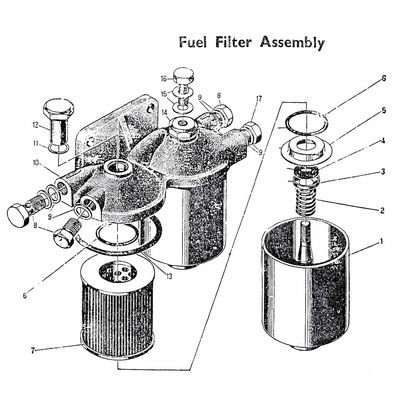 Phụ tùng của động cơ Diesel 2105A-3A, 2105A-6, 495AG, 495BG